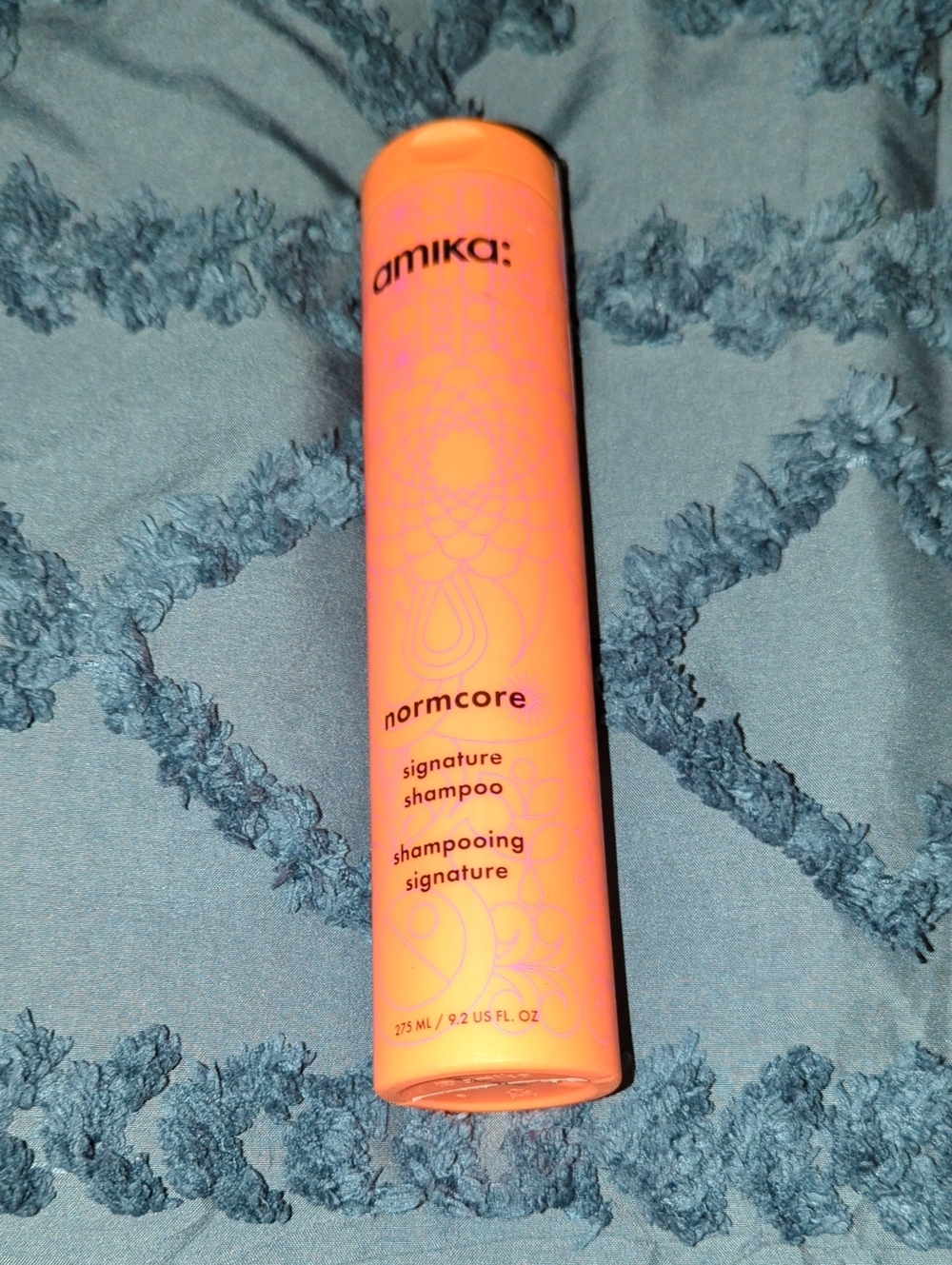 amika Normcore Signature Shampoo - Bright Orange Bottle